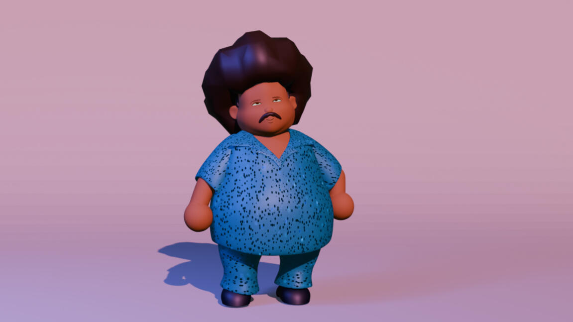 Tim Maia - modelagem e rig