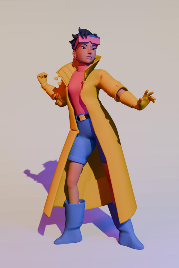 Jubilee - modelagem, texturas e rig