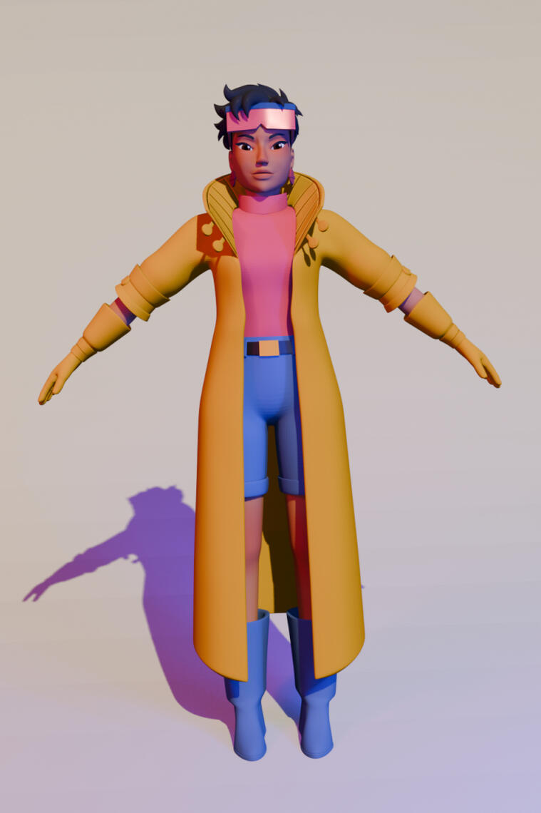 Jubilee - modelagem, texturas e rig